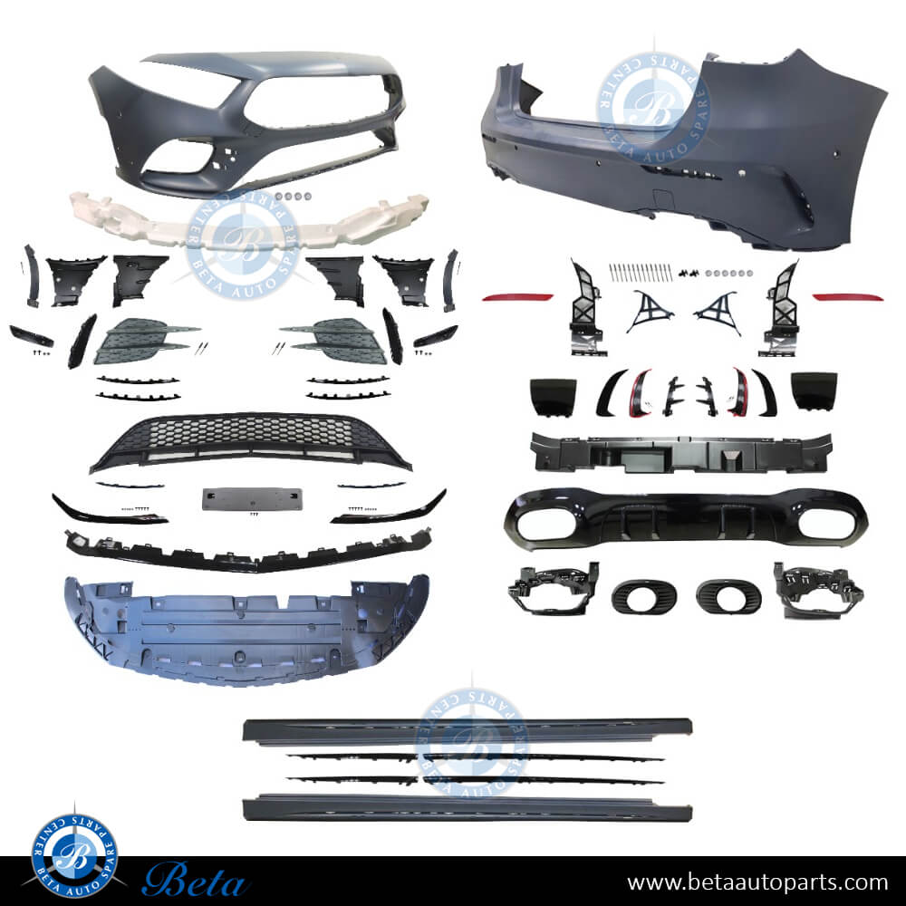 Body Kit AMG A35 Look for Hatchback for Mercedes A-Class W177 2019-Up models Body Kit AMG A35 Look for Hatchback for Mercedes A-Class W177 2019-Up models
